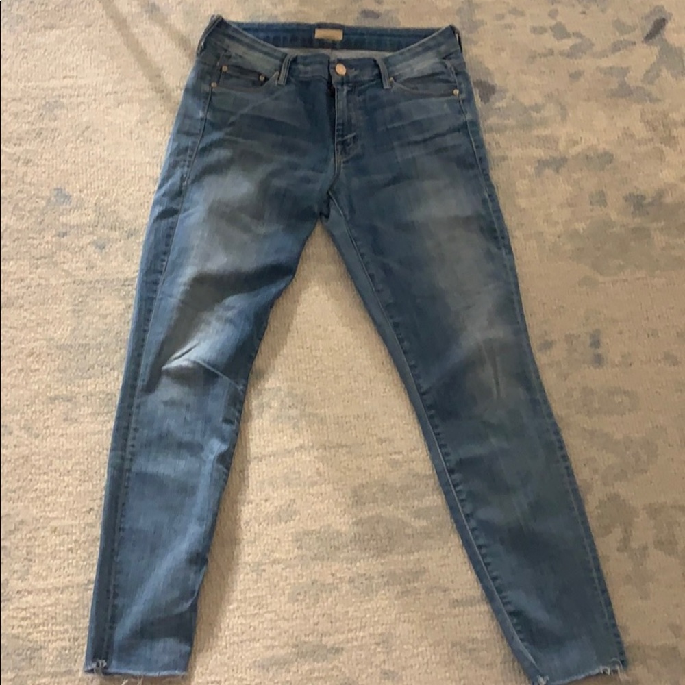 MOTHER ankle cut jeans